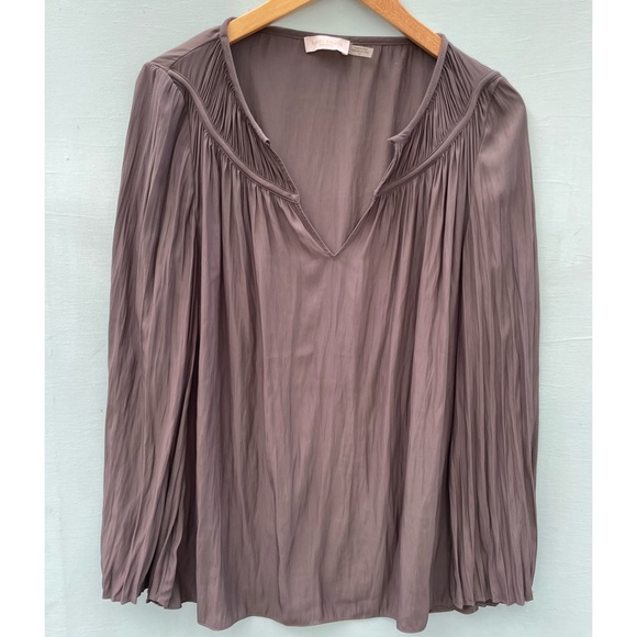 Ramy Brook Pleated Blouse - Picture 1 of 6